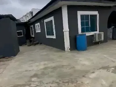 A Spacious Bungalow Strategically Situated on a Full and Half Plot — Gbagada, Lagos