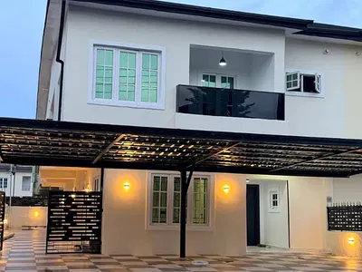 Newly Built 4 Bedroom Semi Detached Duplex with BQ — Lekki Garden Estate, Abraham Adesanya, Ajah, Lagos