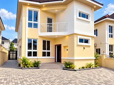 Very Clean 4 Bedroom Fully Detached Duplex with BQ +24HRS Power — Lekki, Lagos