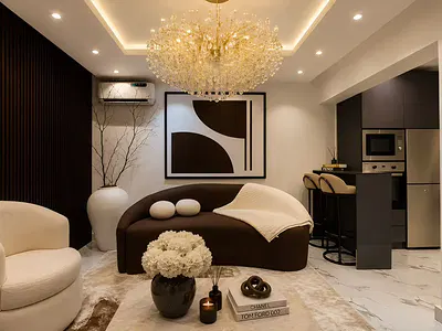 Beautiful 1 Bedroom Apartment with PS5 Prepped for You — Lekki Phase 1, Lekki, Lagos
