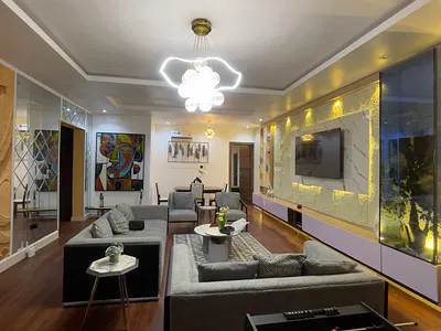 Spacious Modern Design 2 Bedroom Flat with BQ, Solar Inverter Upstairs — Lekki, Lagos
