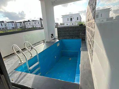 Luxury 5 Bedroom Brand New Spacious Detached Smart House with BQ &pool — Ajah, Lagos