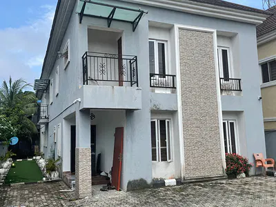Massive 4 Bedroom Fully Detached Duplex with 2 Rooms BQ Big Compound — Lekki, Lagos