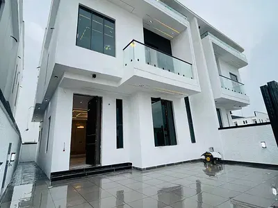 4 Bedroom Semi-Detached Duplex with BQ and Fitted Kitchen — Palm City, Lekki, Lagos