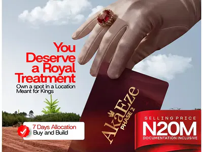 464SQM Residential and Commercial Land with C of O Available — Asaba, Delta