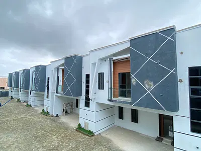 Newly Built 2-Bedroom Terraced Duplex with Pool & Gym — Mobil Road, Ajah, Lagos