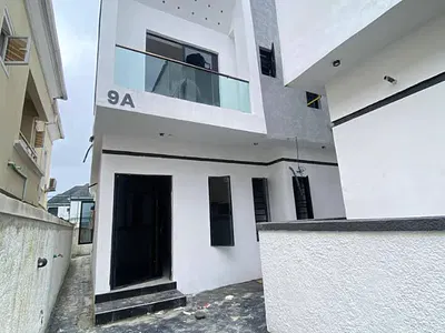 Elite 4-Bedroom Semi-Detached Duplex with BQ in a Secure Area — Chevron, Lekki, Lagos