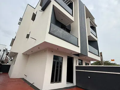 Newly Built 4 Bedroom Semi-Detached Duplex with BQ — Adeniyi Jones, Ikeja, Lagos