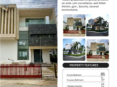 4 Bedroom Fully Detached Duplex with BQ Available — Lekki, Lagos