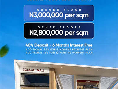 Commercial Spacious Mall — Orchid Road, Lekki, Lagos