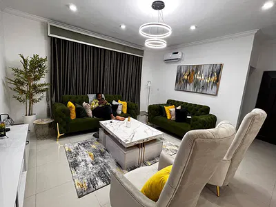 Newly Launched 1 Bedroom Apartment with PS5, Balcony, Gym, Elevator — Lekki, Lagos