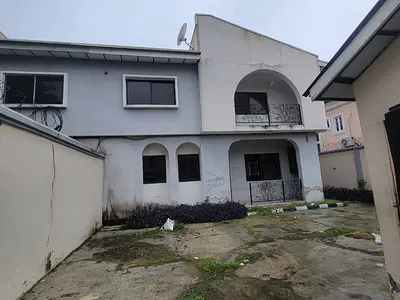 5 Bedroom Semi Detached Duplex, Ideal for Commercial Use — Near Lagoon School, Lekki Phase 1, Lekki, Lagos