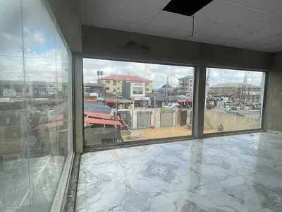 Well Situated Commercial Space Facing the Road Upstairs and Downstairs — Ado Road, Ajah, Lagos