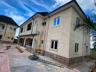 Newly Built Standard 2 Bedroom Flat — Blooming Hill Estate Off Atali Rumukwurusi Link Road, Elimbu, Port Harcourt, Rivers