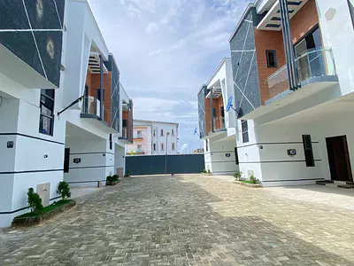 A Breath Taking 4 Bedroom Terraced Duplex with Kids Play — Ajah, Lagos