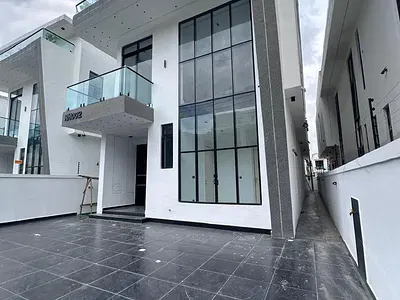Exclusive 5 Bedroom Detached Duplex with Pool, BQ in a Serene Area — Chevron, Lekki, Lagos
