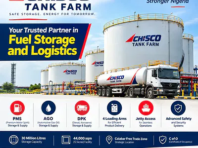 Tank Farm — Mosheshe Industrial Estate Off Cardoso Street, Kirikiri, Apapa, Lagos