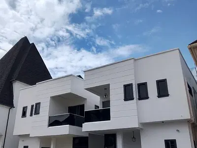 4 Bedroom Fully Detached Duplex with Solar Power — Greenfield Estate, Ago Palace, Isolo, Lagos