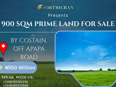 900 SQM Prime Land — Off Apapa Road, Apapa, Lagos