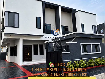 4-Bedroom Semi-Detached Duplex with BQ — Ajah, Lagos