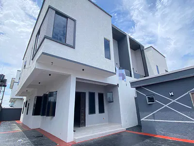 Lovely 4 Bedroom Semi Detached Duplex with a BQ — Sangotedo, Ajah, Lagos