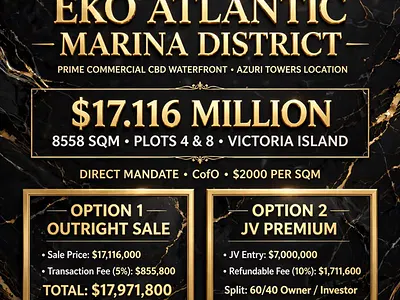 8558 SQM Land — Eko Atlantic City, Lagos