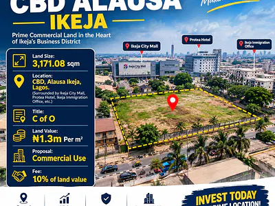Commercial Land — CBD Alausa Ikeja., Alausa, Ikeja, Lagos