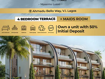 4-Bedroom Terraced Duplex with Maid's Room — Ahmadu Bello Way, Victoria Island (VI), Lagos
