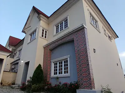 Well Built 4 Bedroom Detached Duplex with a Room BQ — Guzape Abuja Diplomatic Zone, Guzape District, Abuja