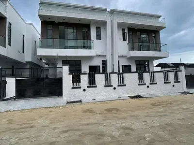 Topnotch Finished Contemporary 4 Bedroom Semi-Detached Duplex +BQ — Ikota, Lekki, Lagos