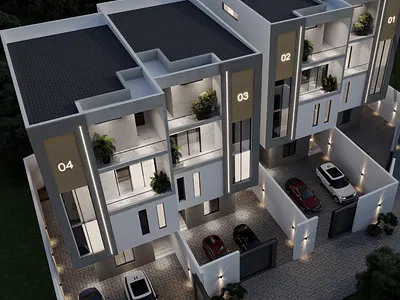 Subdivision of 4 Units of 4 Bedroom Semi Detached House — Banana Island, Ikoyi, Lagos
