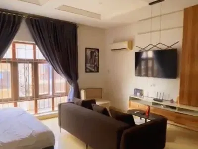 Furnished Master Bedroom Open Kitchen — Lekki, Lagos