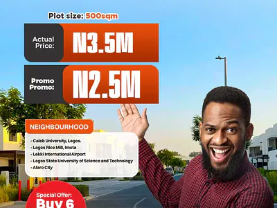 500SQM Residential Land, Freehold — Imota, Ikorodu, Lagos