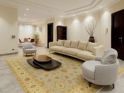 Spacious 2 Bedroom Apartment with BQ En-Suite with Kitchen. — Victoria Island (VI), Lagos