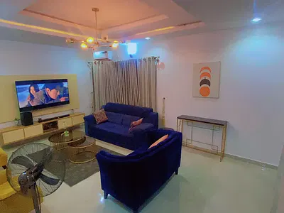 Luxury Furnished 2 Bedroom Flat with 24hours Electricity and Internet — Ikeja, Lagos