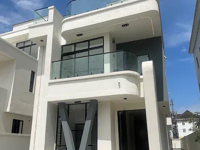 Luxurious Styled, 5BDR Detached Duplex + Gatehouse + Cinema + Terrace — Lekki, Lagos