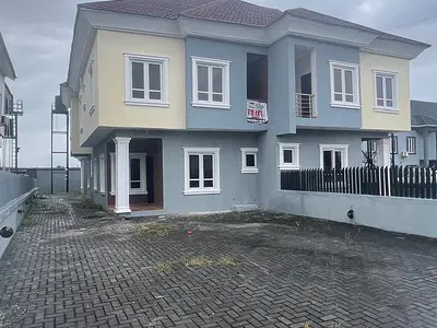 Lovely 4 Bedroom Semi Detached Duplex with Detached BQ — Ajah, Lagos