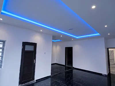 A Massive Room and Parlor with Dinning Section — Lekki, Lagos