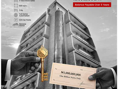 4 Bedroom Fully Automated Maisonette — Banana Island, Ikoyi, Lagos