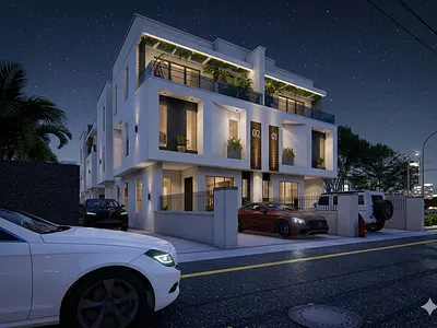 Newly Built 4 Bedroom Semi Detached Duplex with a Room BQ — Gbagada, Lagos
