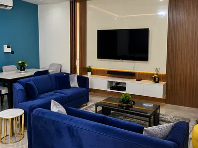 3 Bedroom Furnished Terraced Duplex with Swimming Pool — Off Gbangbala Street, Ikate, Lekki, Lagos