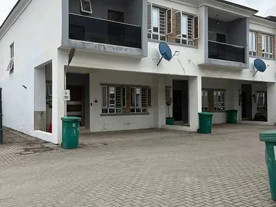 3 Bedroom Furnished Terraced Duplex with Swimming Pool, Inverter — Lekki, Lagos