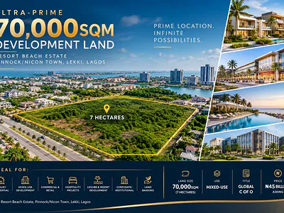 Ultra-Prime 70,000SQM Development Land — Lekki, Lagos