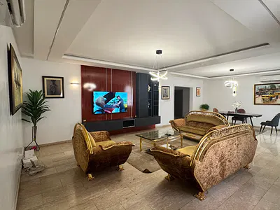 A Fully Furnished & Serviced 3-Bedroom Flat (Video Is Attached) — Maitama District, Abuja