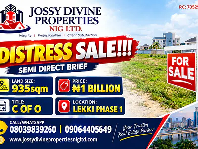 935SQM of Land — Lekki, Lagos