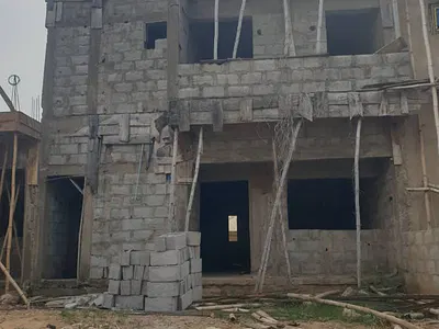 4 Bedroom Terraced Duplex at Carcass Level — Lugbe District, Abuja