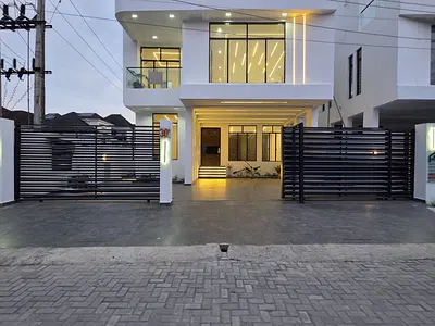 Luxury 5-Bedroom Detached Duplex with Pent-Floor Terrace — In a Well Serene Estate with Maximum Security, Close to the Road, Lekki, Lagos