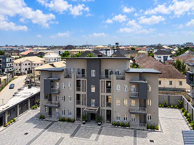 Stylishly Built 2 Bedroom Serviced Apartments — Sangotedo, Ajah, Lagos