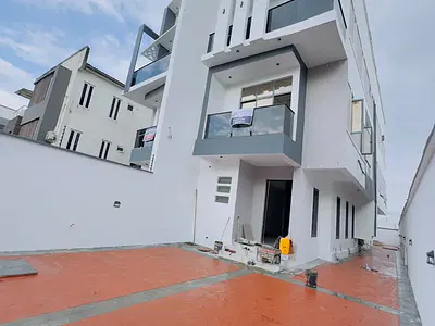 Exquisitely Built 5 Bedroom Semi Detached Duplex + Cinema, Pool, BQ — Adeniyi Jones, Ikeja, Lagos