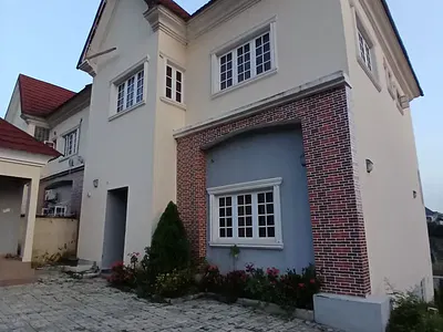 Well Built 4 Bedroom Detached Duplex with 1 Bedroom Guest Charlet — Fha, Guzape, Guzape District, Abuja